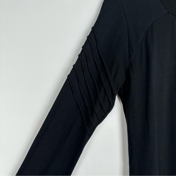 Jonny Cota Studio Dress Size Small Black Moto Asymmetrical Goth Industrial - Picture 6 of 10